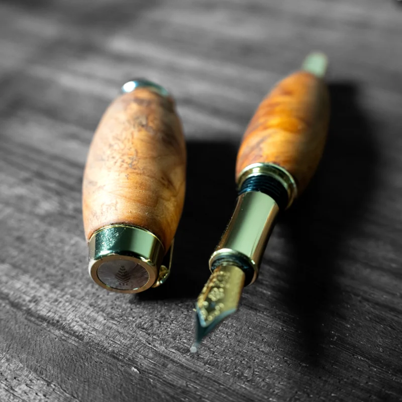 Luxury Alder tree Wooden Fountain Pen | Argentina | Handcrafted