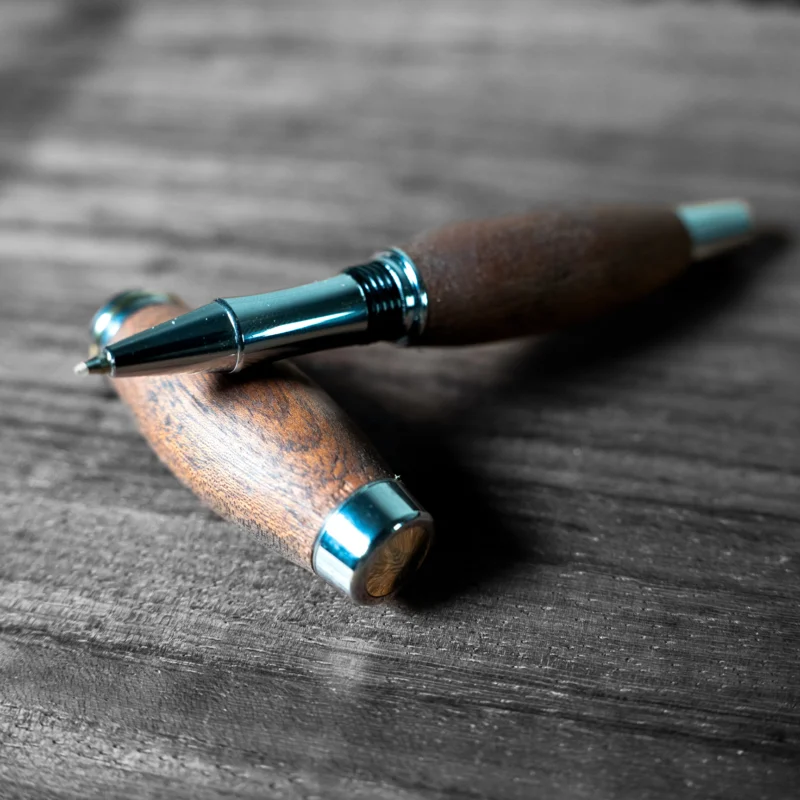Luxury Mahogany Wooden Ballpoint Pen | Brazil | Handcrafted