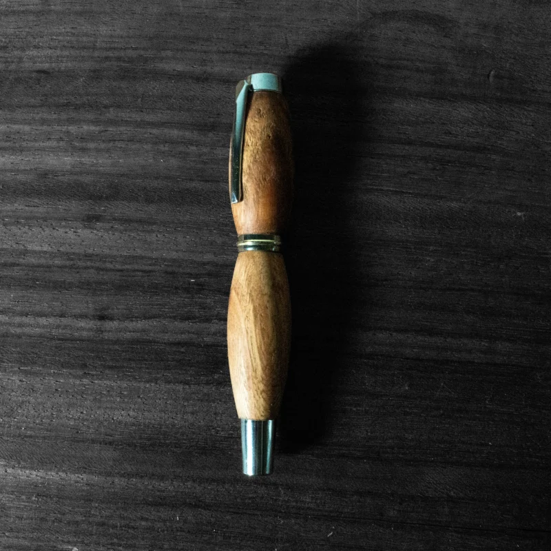 Luxury Walnut Oak Ballpoint Pen | Scotland | Handcrafted