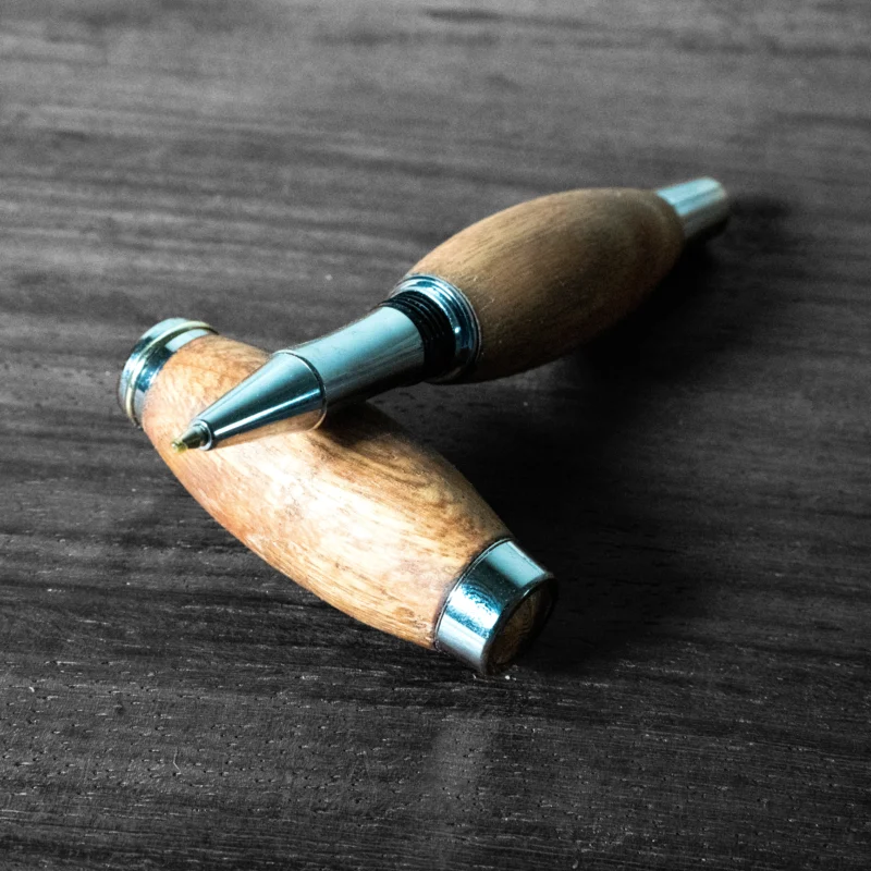 Luxury Walnut Oak Ballpoint Pen | Scotland | Handcrafted