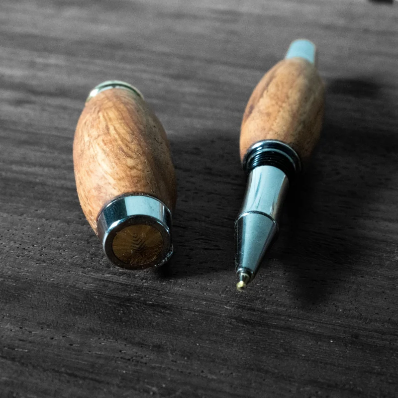 Luxury Walnut Oak Ballpoint Pen | Scotland | Handcrafted