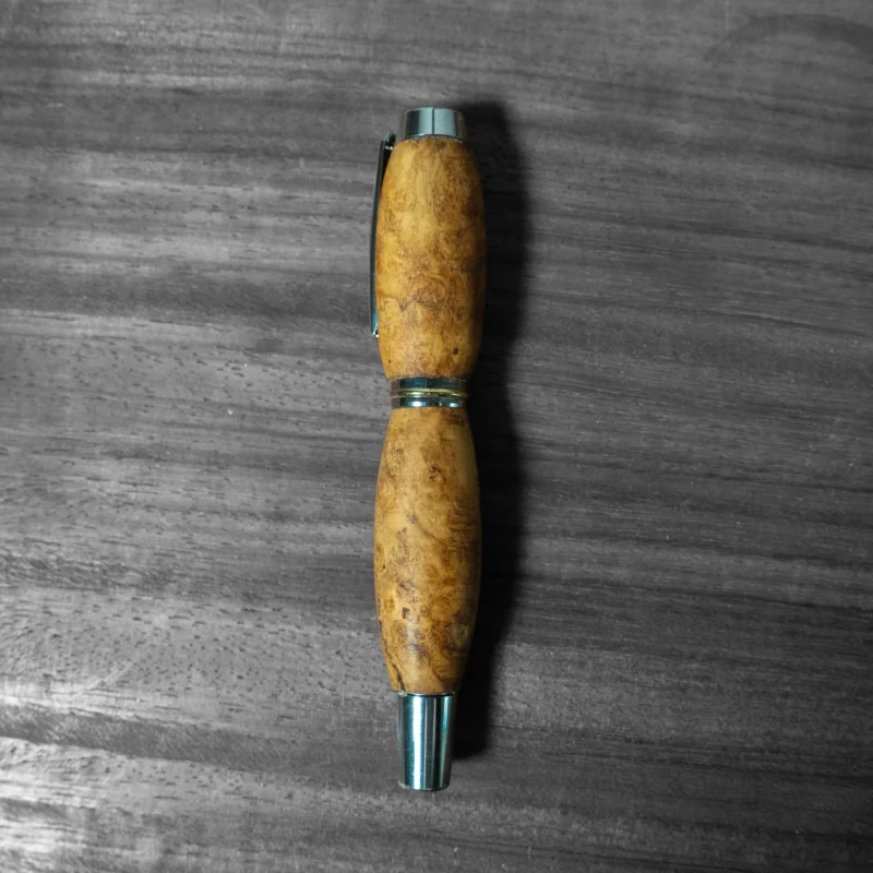 Luxury Acacia Wooden Fountain Pen | Negev Desert | Handcrafted