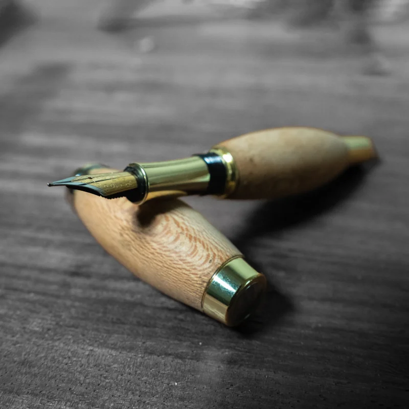 Luxury Platanus Wooden Fountain Pen | North America | Handcrafted