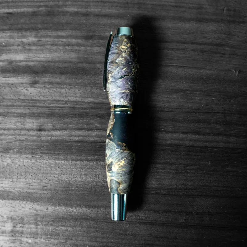 Luxury Stabilised Maple Burl Wooden Fountain Pen | Slovakia | Handcrafted