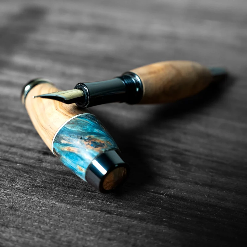 Luxury Olive & Poplar Wooden Fountain Pen | Betlehem | Handcrafted