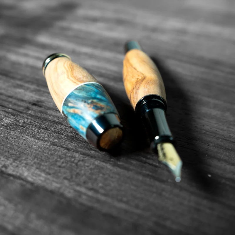 Luxury Olive & Poplar Wooden Fountain Pen | Betlehem | Handcrafted