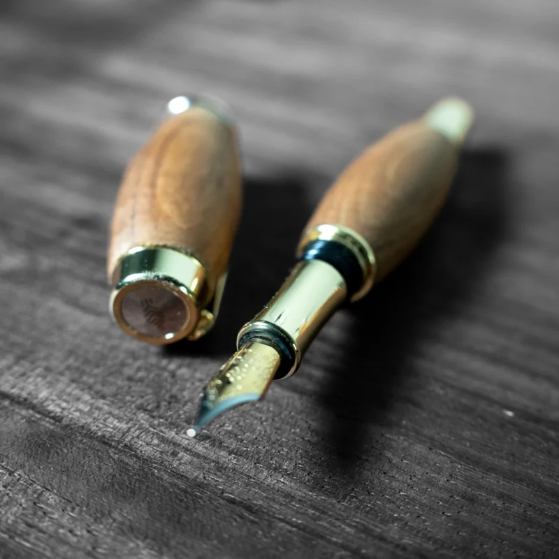 Luxury Teak Wooden Fountain Pen | Indonesia | Handcrafted