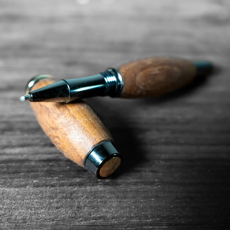 Luxury Mahogany Khaya Wooden Ballpoint Pen | Venezuela | Handcrafted
