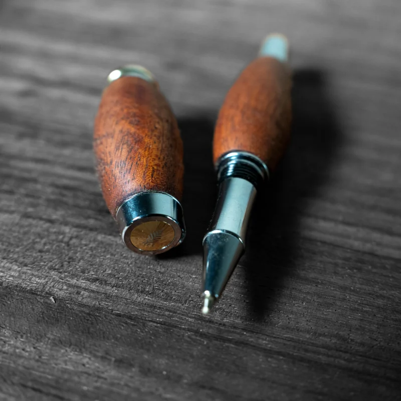 Luxury Mahogany Wooden Fountain Pen | Cuba | Handcrafted
