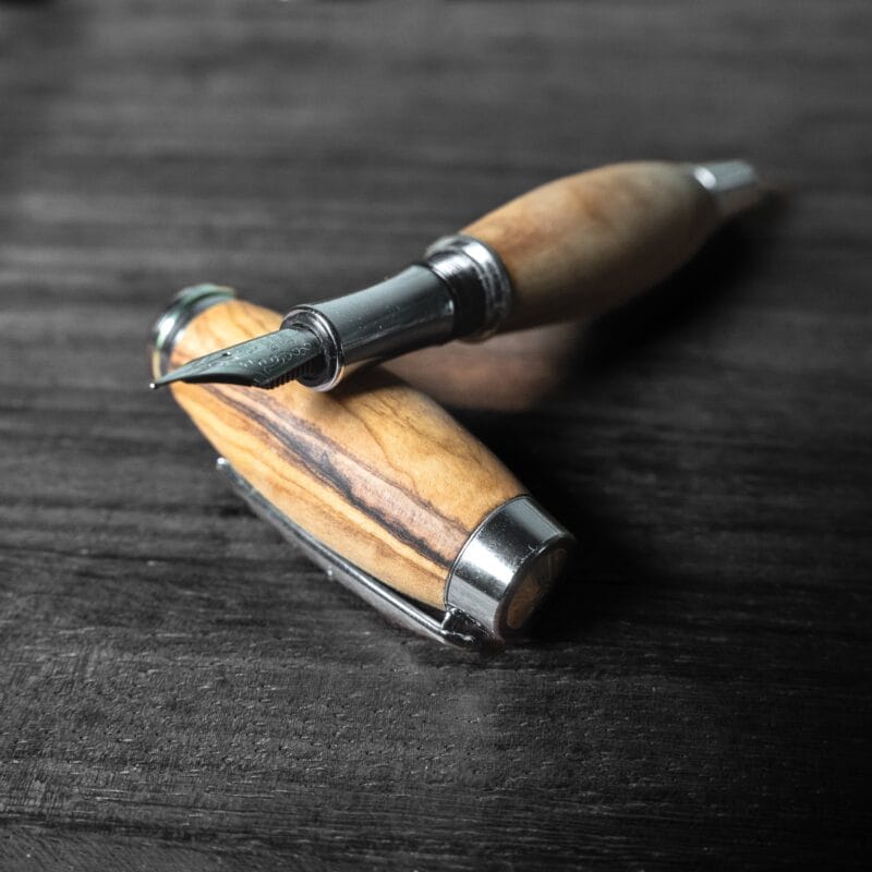 Luxury Olive Wooden Fountain Pen | Betlehem | Handcrafted