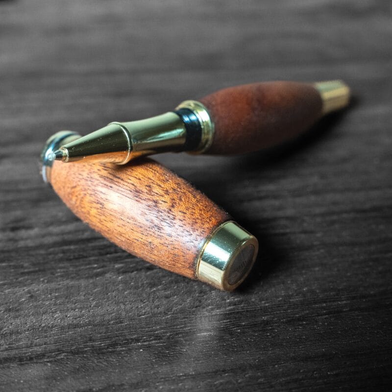 Luxury Mahogany Wooden Ballpoint Pen | Brazil | Handcrafted